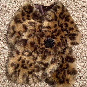 Baby Mud Pie leopard scarfette
